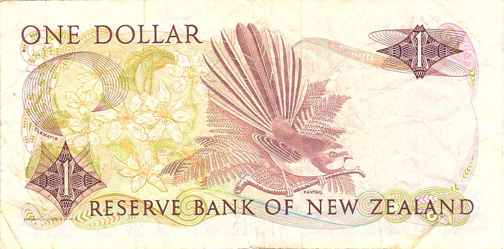 New Zealand 2 1981 UNC- P-170/b <b>[Low Serial#00XXXX]</b>
